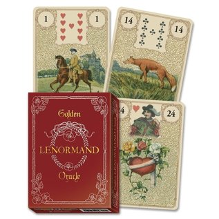 Llewellyn Publications Golden Lenormand Oracle - by Lo Scarabeo