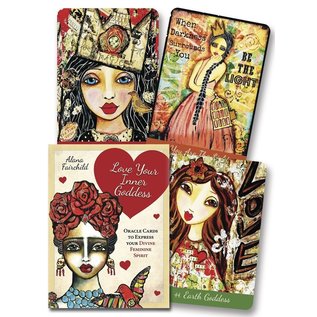 Llewellyn Publications Love Your Inner Goddess: Oracle Cards to Express Your Divine Feminine Spirit - by Alana Fairchild