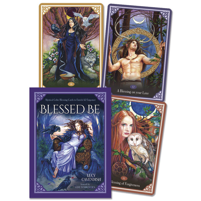 Blessed Be Cards: Mystical Celtic Blessings to Enrich and Empower - by Lucy Cavendish, Jane Starr Weils