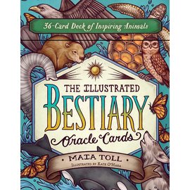 Storey Publishing The Illustrated Bestiary Oracle Cards: 36-Card Deck of Inspiring Animals