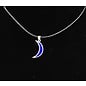 Crescent Moon with Lapis
