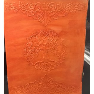 Large Detailed Celtic Knot Tree Journal in Orange