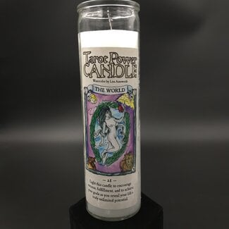 Tarot Power Candle - The World