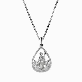 Amphitrite Goddess Necklace in Sterling Silver