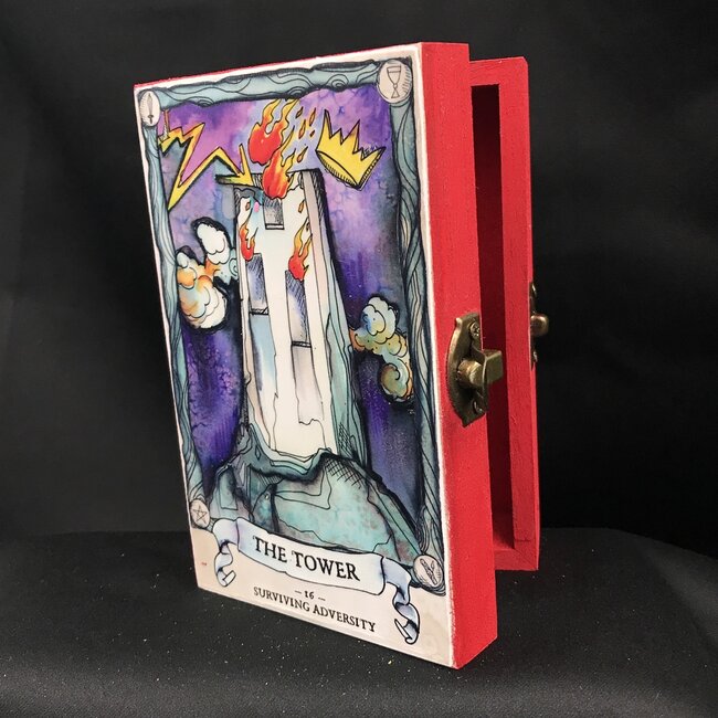 XVI - The Tower Tarot Box