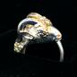 Sterling Silver Ram's Head Ring