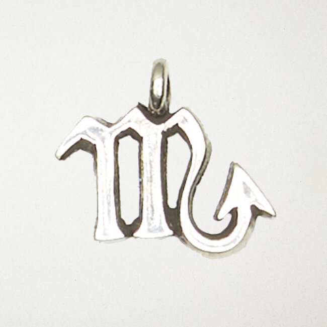 Scorpio Zodiac Talisman Pendant in Lead-Free Pewter