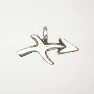 Sagittarius Zodiac Talisman Pendant in Lead-Free Pewter