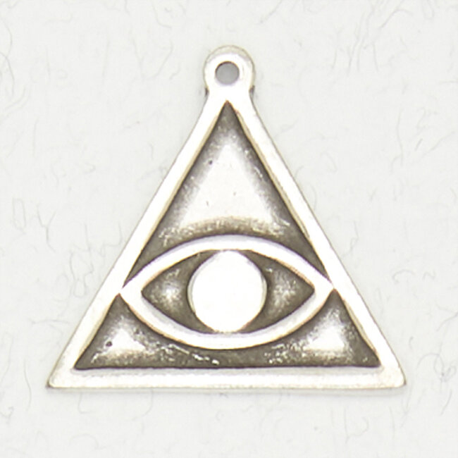 The All Seeing Eye Pendant in Lead-Free Pewter