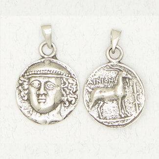 Hermes Pendant in Lead-Free Pewter