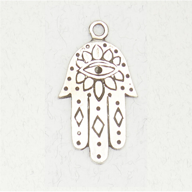 Hamsa Pendant in Lead-Free Pewter