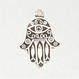 Hamsa Pendant in Lead-Free Pewter