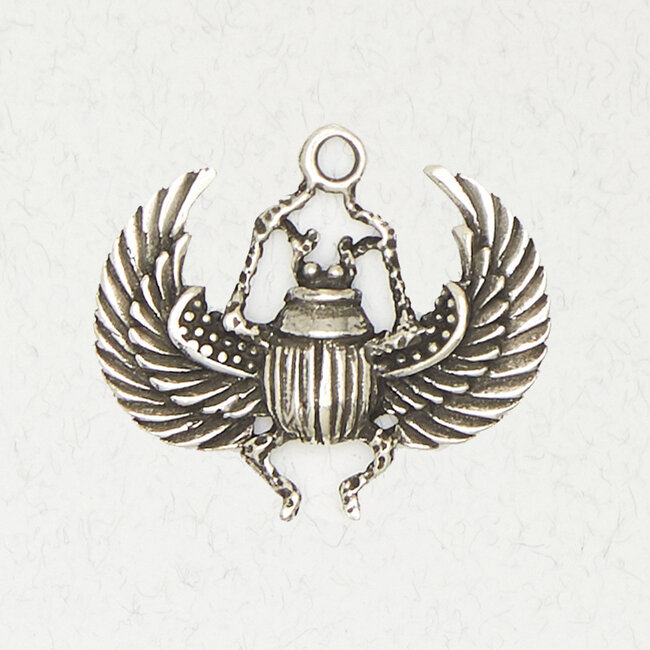 Scarab Pendant in Lead-Free Pewter