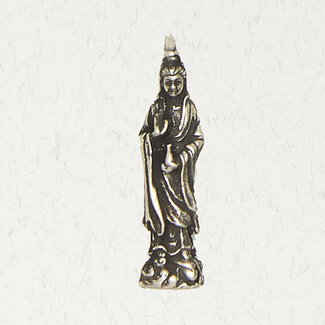 Quan Yin Pendant in Lead-Free Pewter