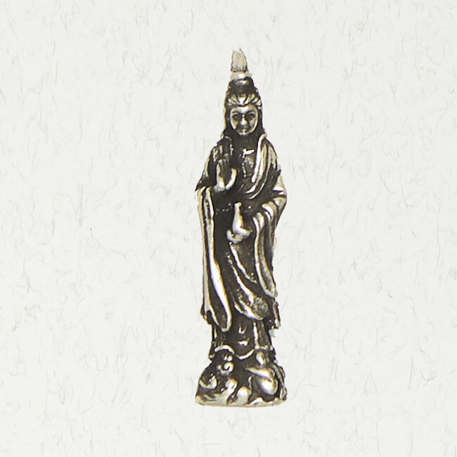 Quan Yin Pendant in Lead-Free Pewter