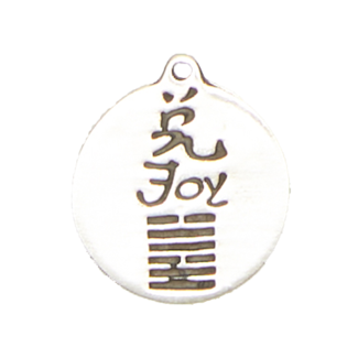 Joy - I-Ching Hexagram Pendant in Lead-Free Pewter