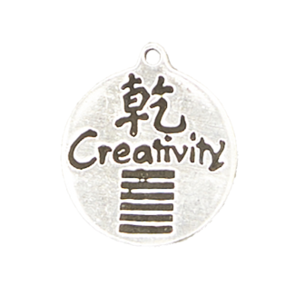 Creativity - I-Ching Hexagram Pendant in Lead-Free Pewter