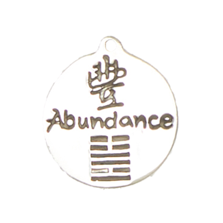 Abundance - I-Ching Hexagram Pendant in Lead-Free Pewter