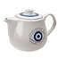 Evil Eye Tea Pot in White - 4 1/3 Inches Tall