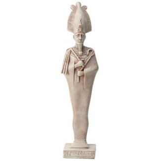 Osiris Statue in Bone White - 8.5 Inches Tall
