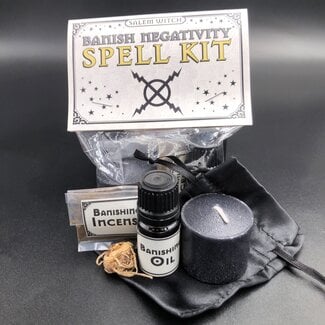 Salem Witch Banish Negativity Spell Kit