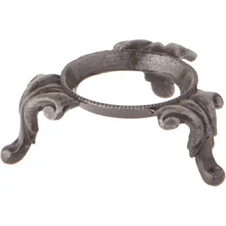 Princess Ann Crystal Ball Stand in Pewter