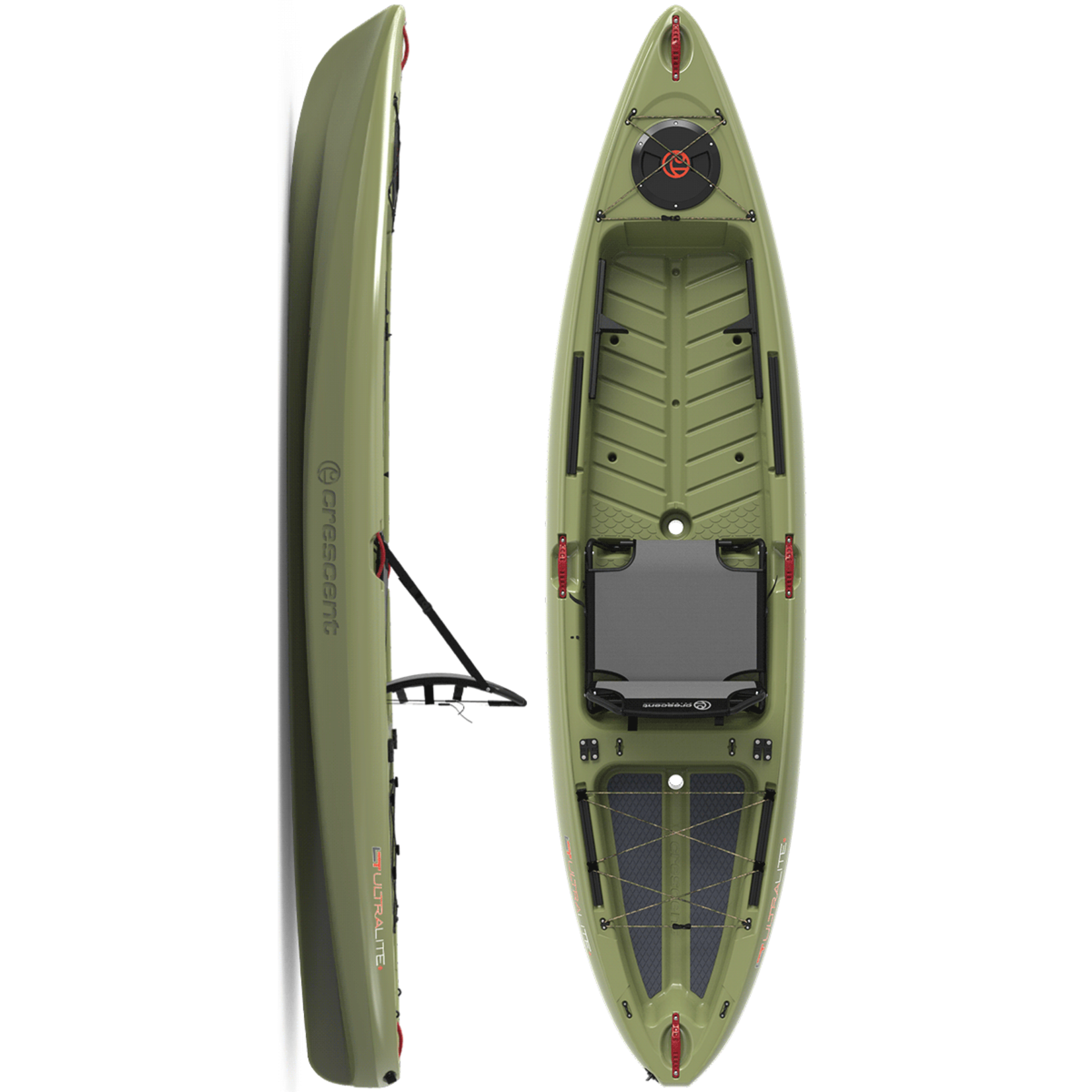 Crescent Kayak UltraLite Fishing Kayak - Keg Creek Board Shop