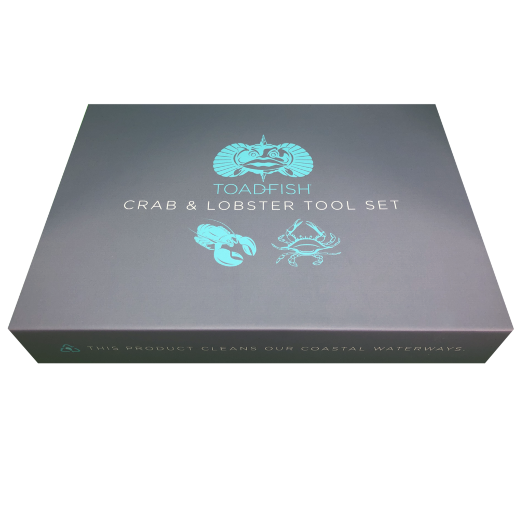 toadfish Toadfish Crab & Lobster Tool Set – 2 Cutters + 4 Seafood Forks