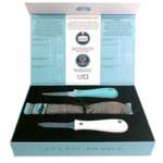 toadfish Toadfish Shucker's Bundle - Teal Oyster Knife, White Oyster Knife, Shucking Cloth