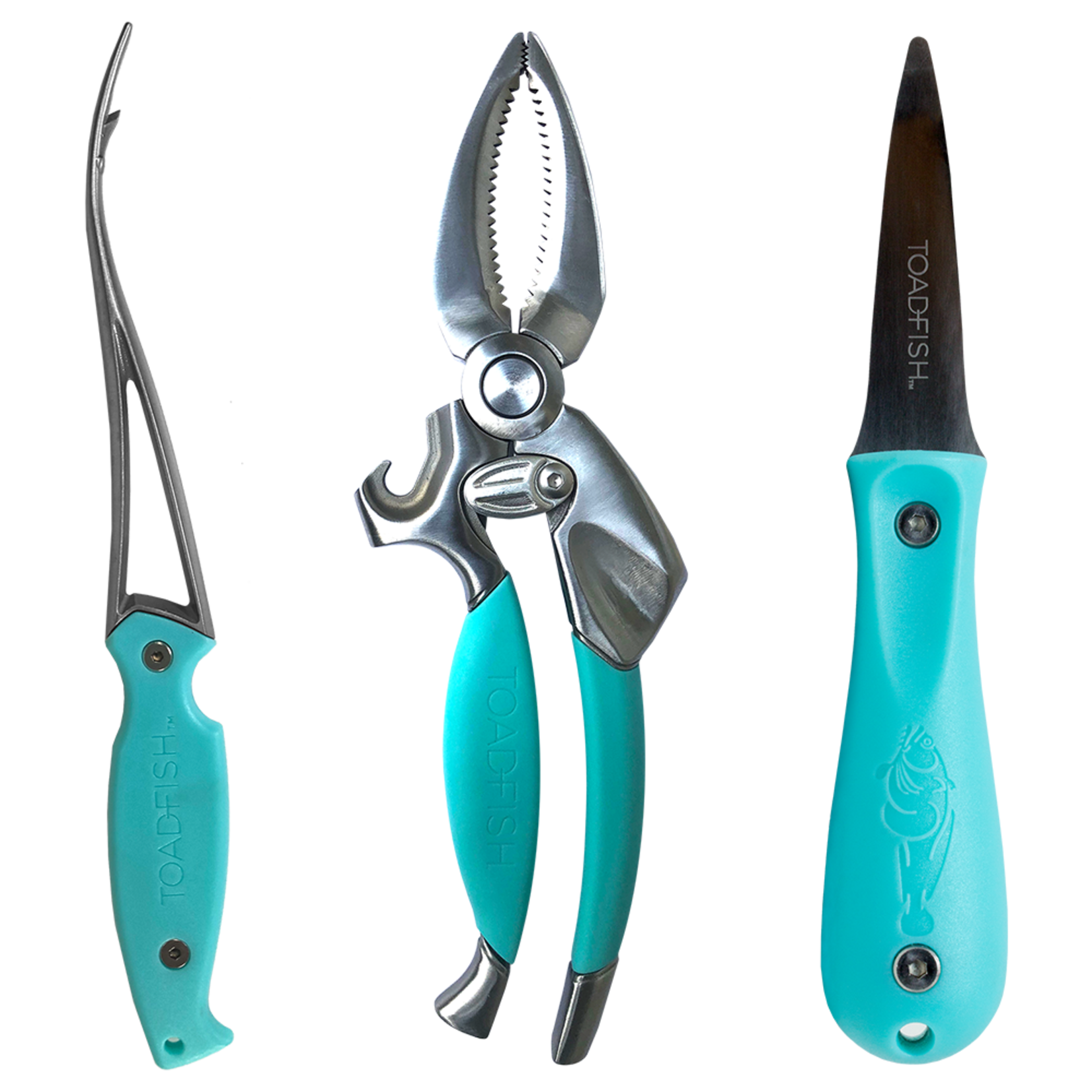 toadfish Toadfish Coastal Kitchen Collection – Oyster Knife, Shrimp Cleaner & Crab Cutter