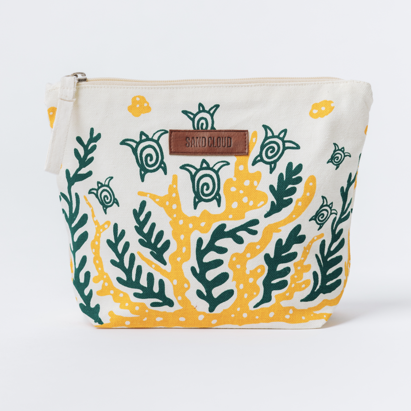 Sandcloud Sand Cloud Cotton Zipper Pouch