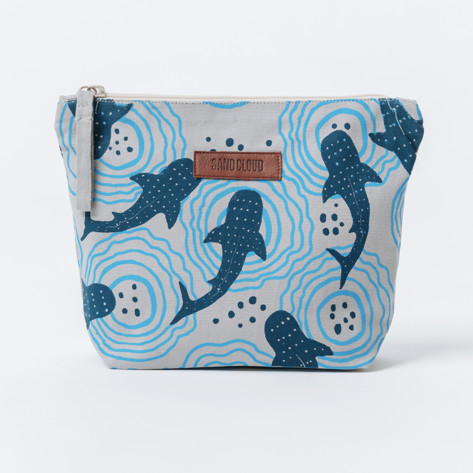 Sandcloud Sand Cloud Cotton Zipper Pouch