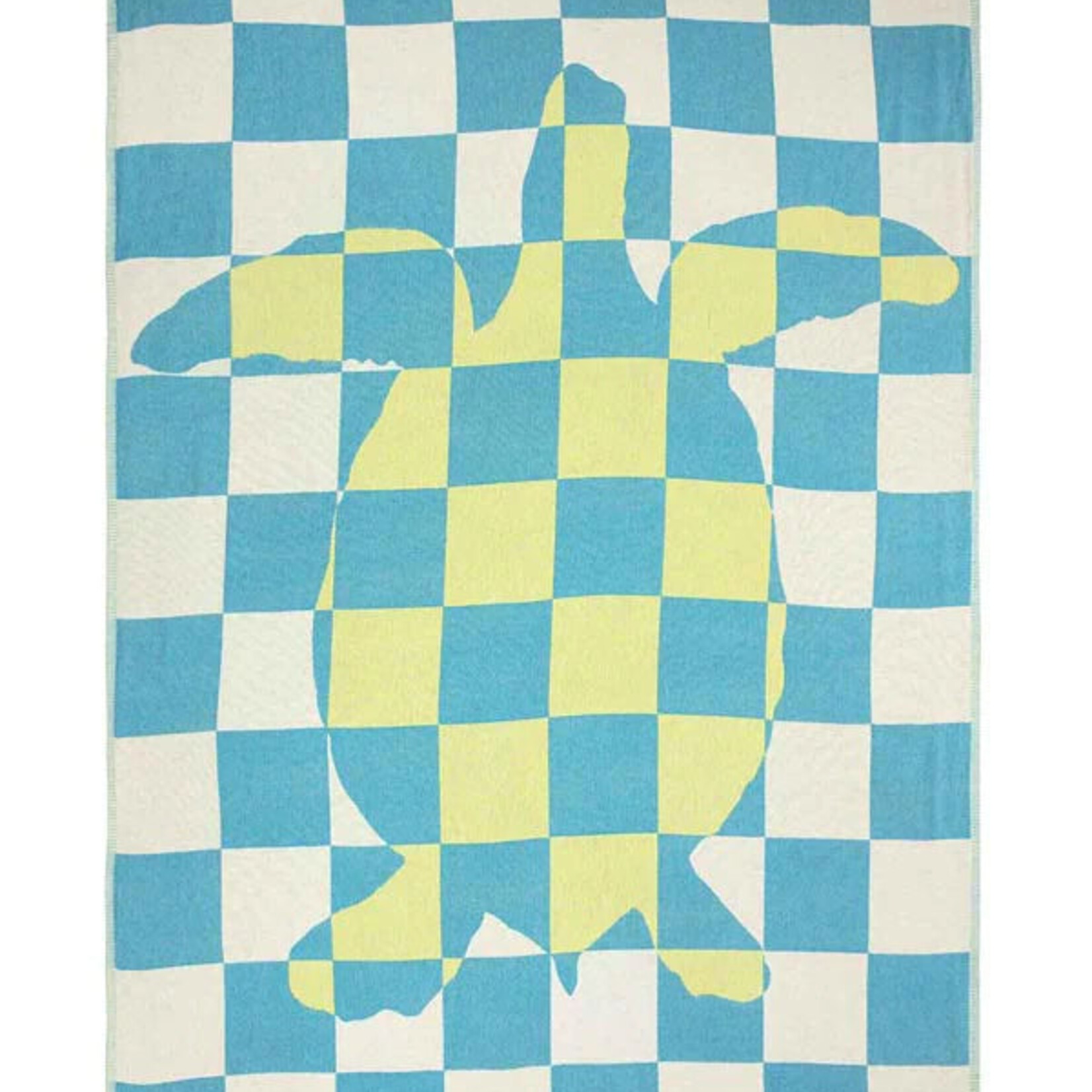 Sandcloud Sand Cloud Turtle Checkmate Blanket - Aqua