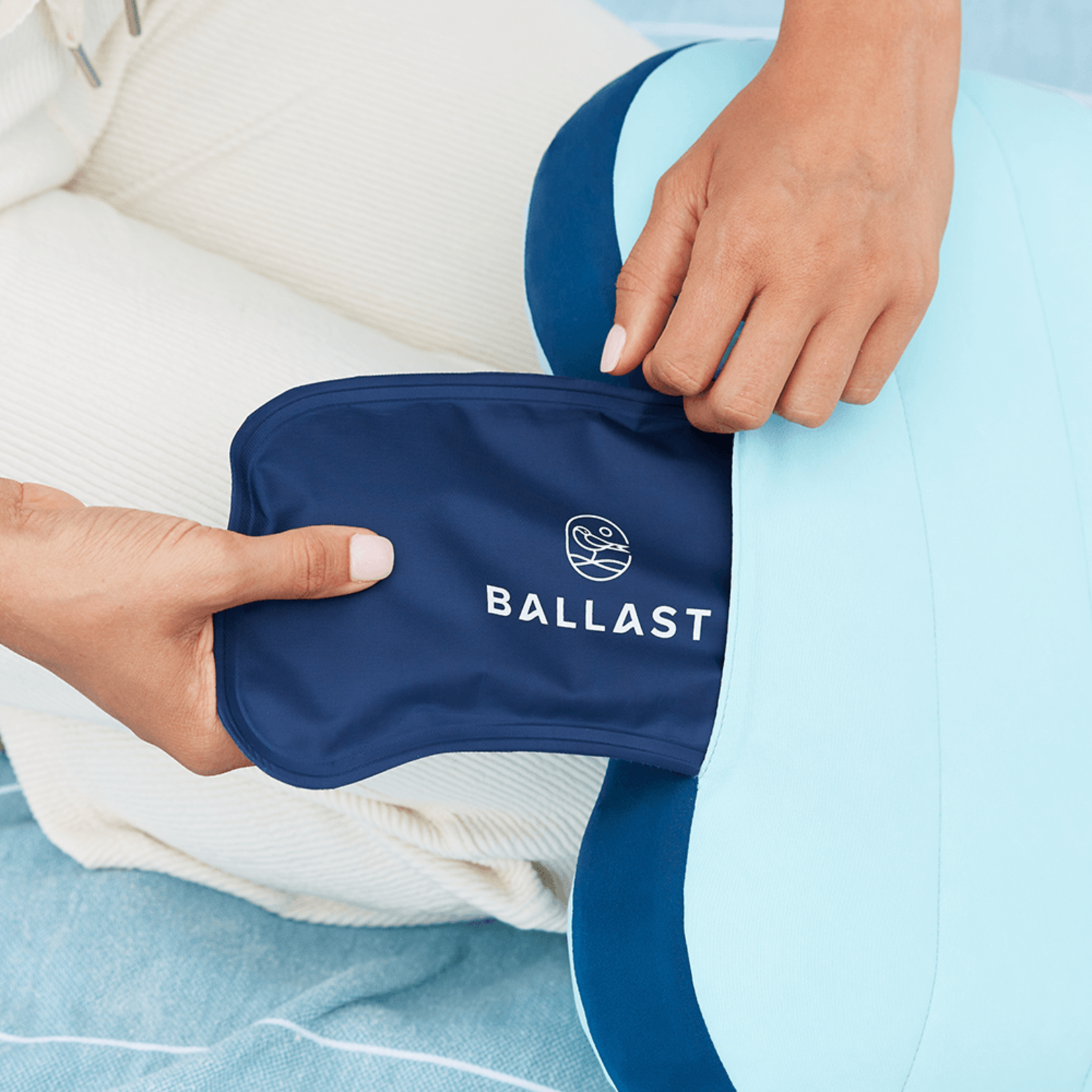 Ballast Ballast Cooling Beach Pillow