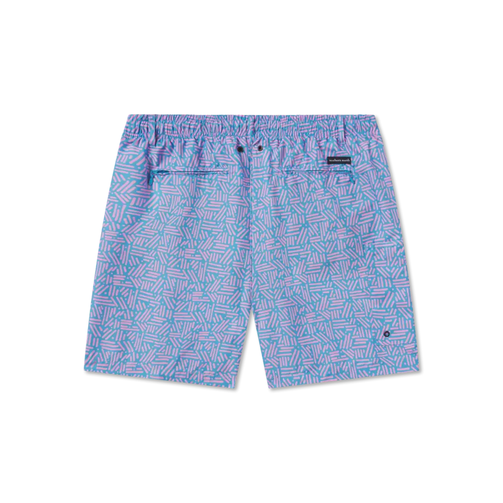 Southern Marsh Southern Marsh Dockside Swim Trunk - Dots & Lines