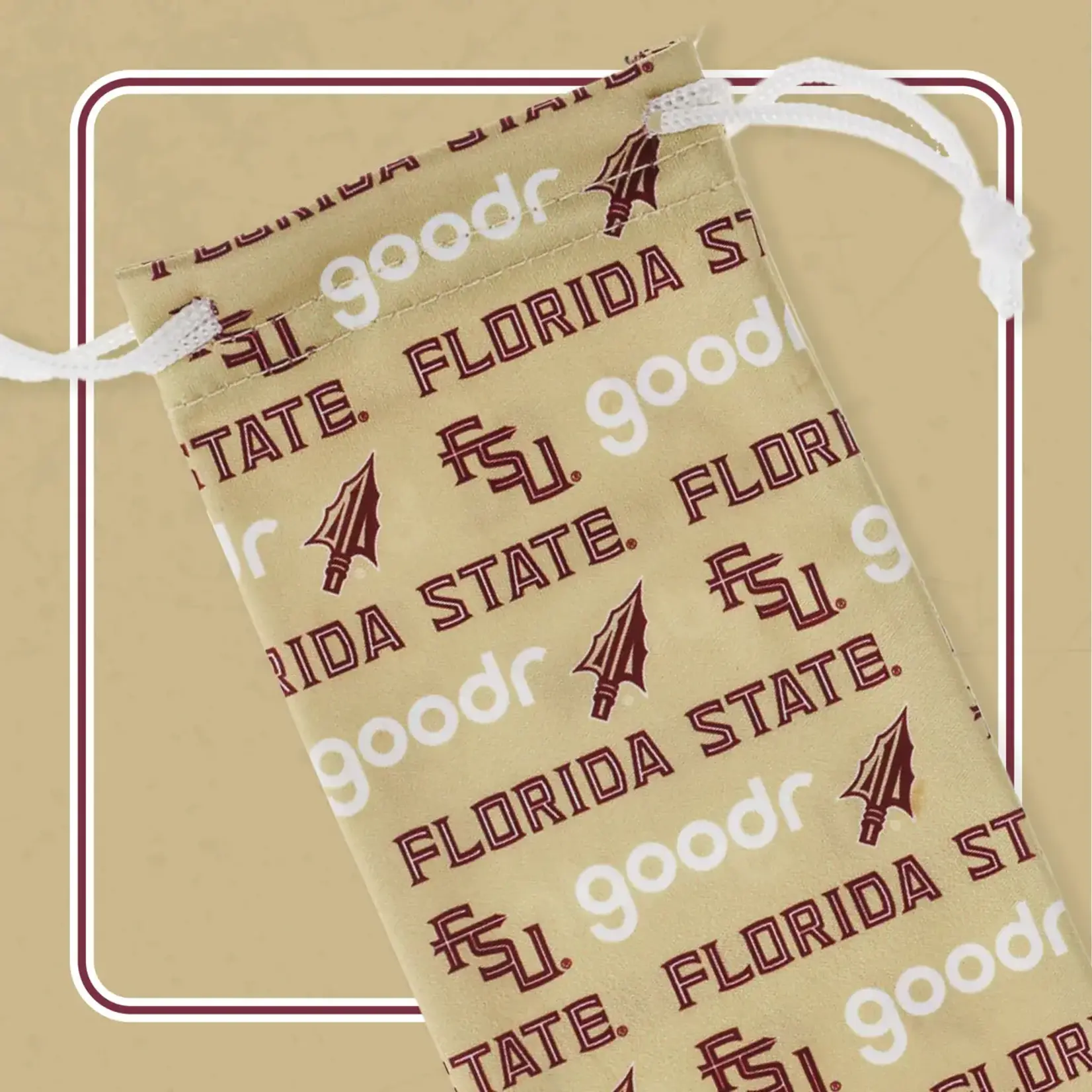 goodr Goodr Sunglasses – Fear the Spear (FSU Garnet & Gold)