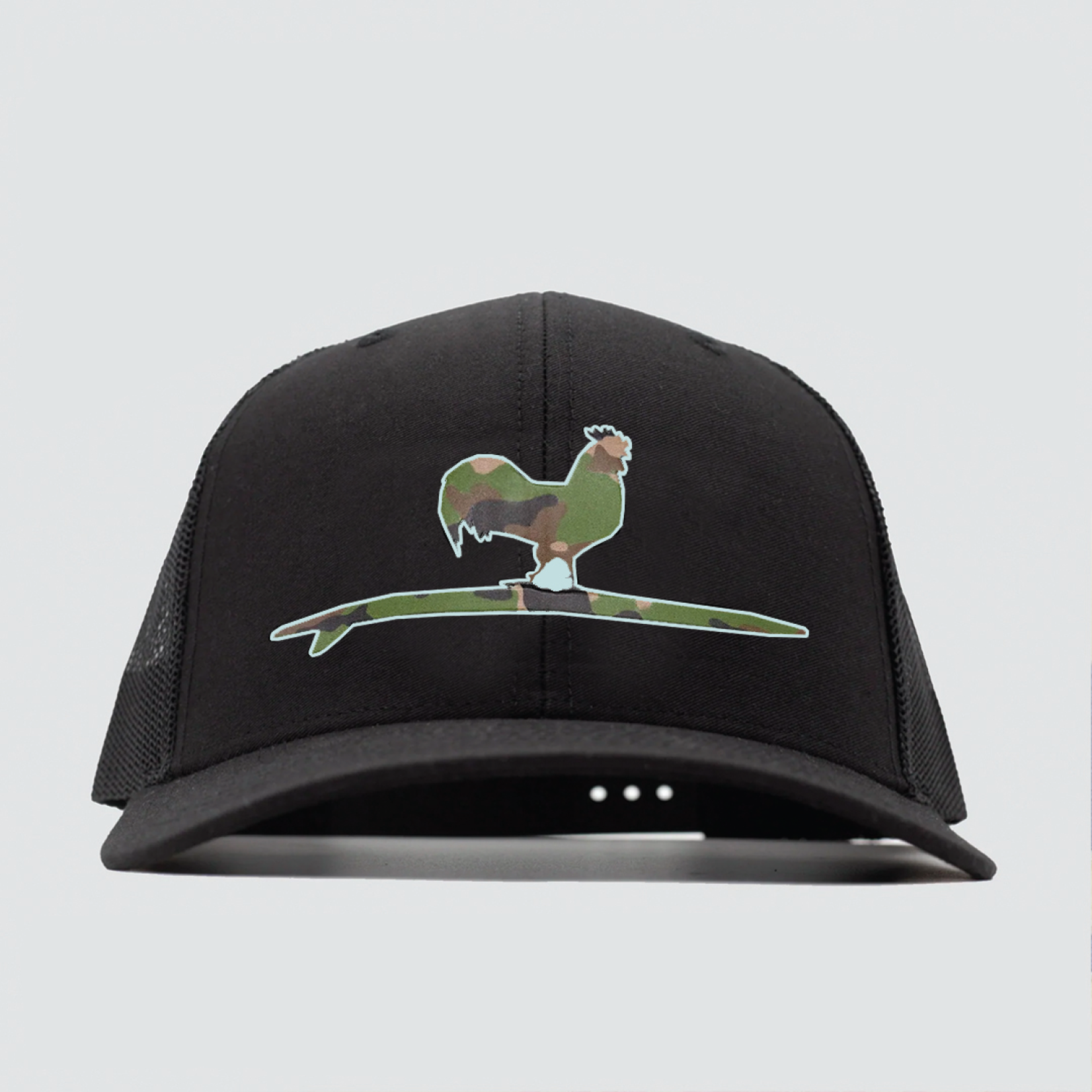 Beach and Barn Beach and Barn Surfing Rooster Camo Snapback Hat