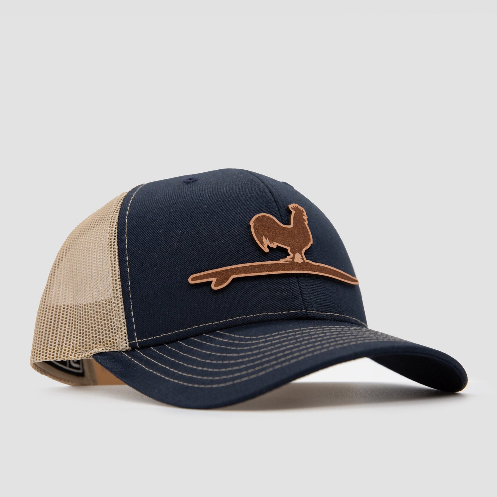 Beach and Barn Beach and Barn Etched Leather Snapback