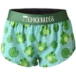 ChickenLegs ChicknLegs Women's Fartlek Froggies 1.5" Split Shorts