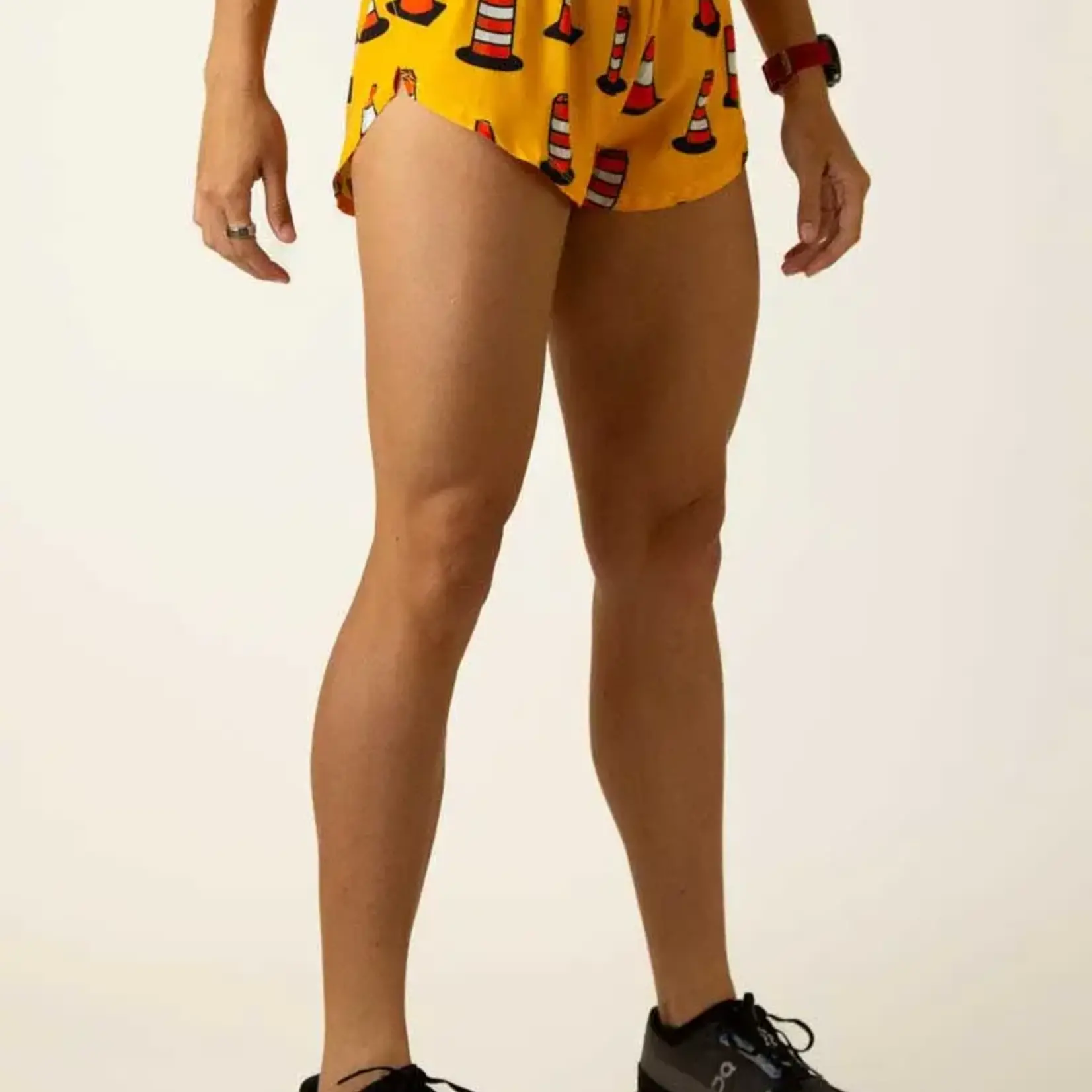ChickenLegs ChicknLegs Women's Traffic Cones 1.5" Split Shorts