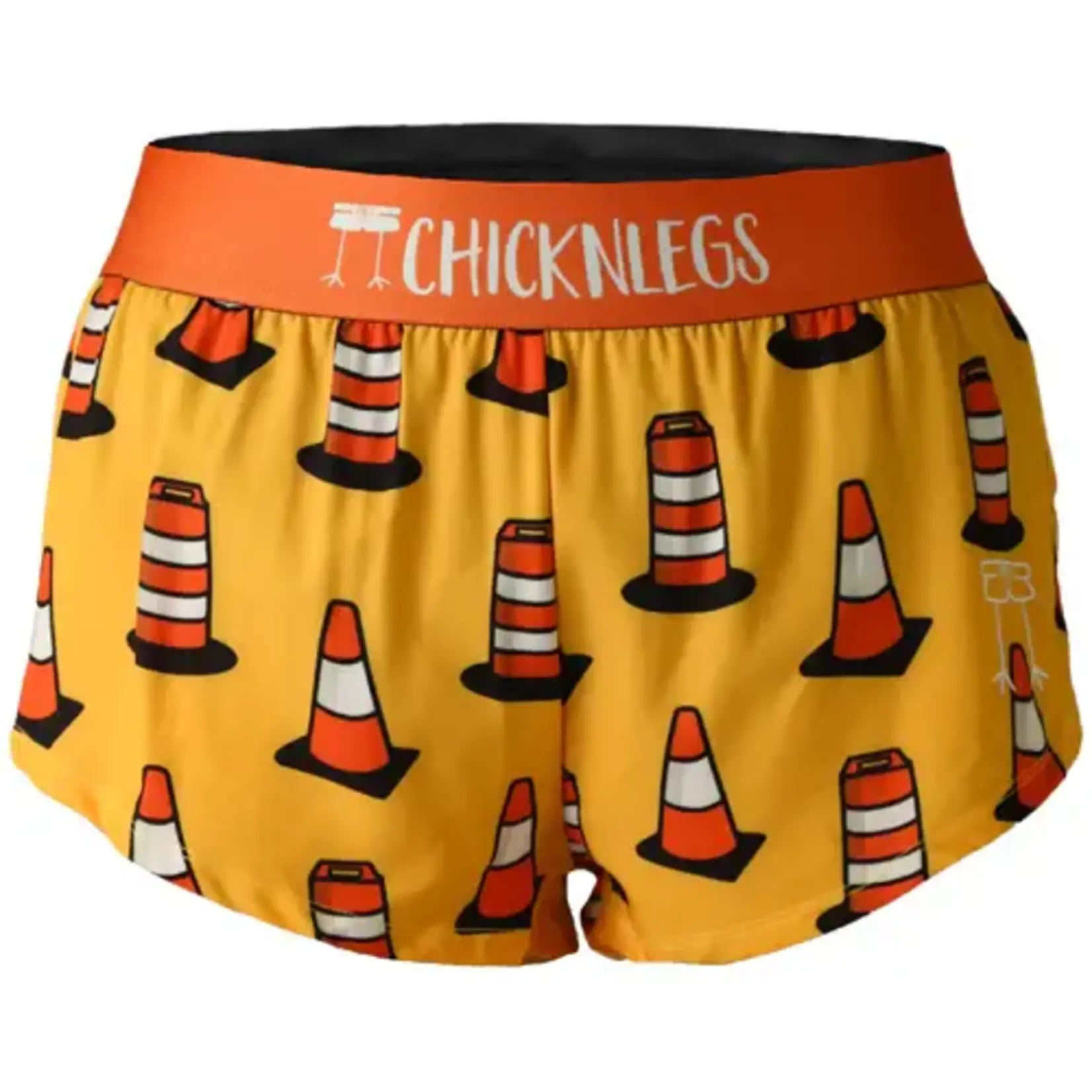 ChickenLegs ChicknLegs Women's Traffic Cones 1.5" Split Shorts