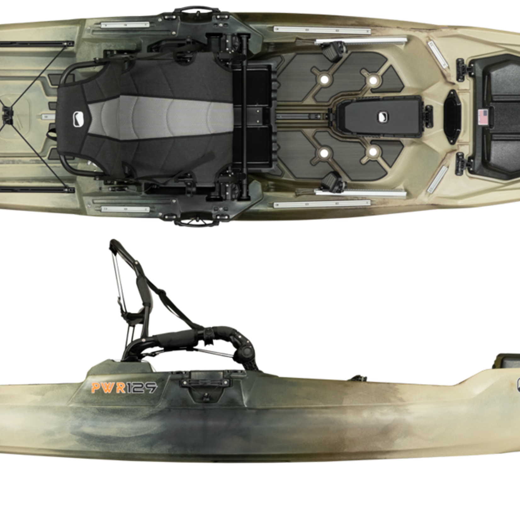 Bonafide PWR129 Fishing + Motor kayak