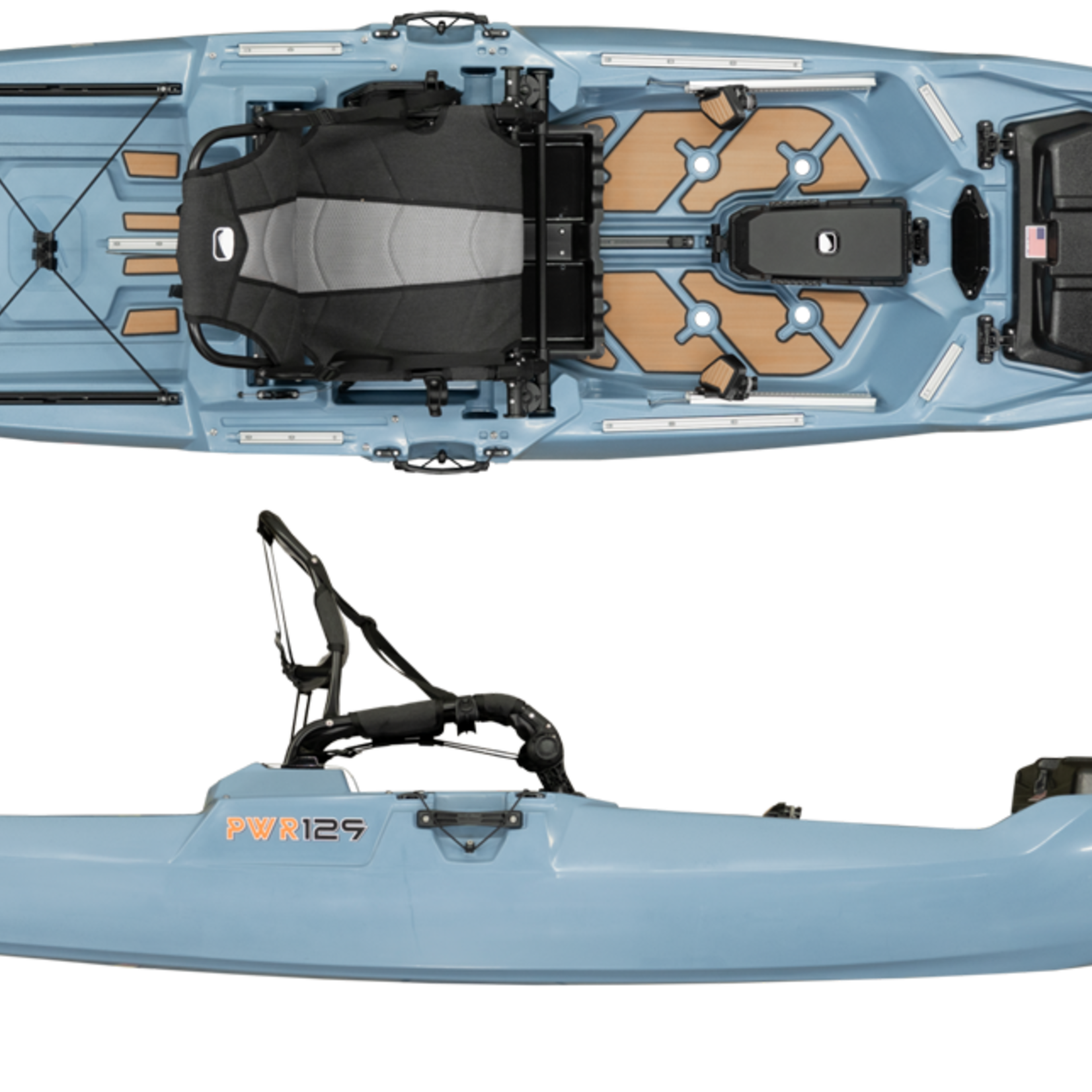 Bonafide PWR129 Fishing + Motor kayak