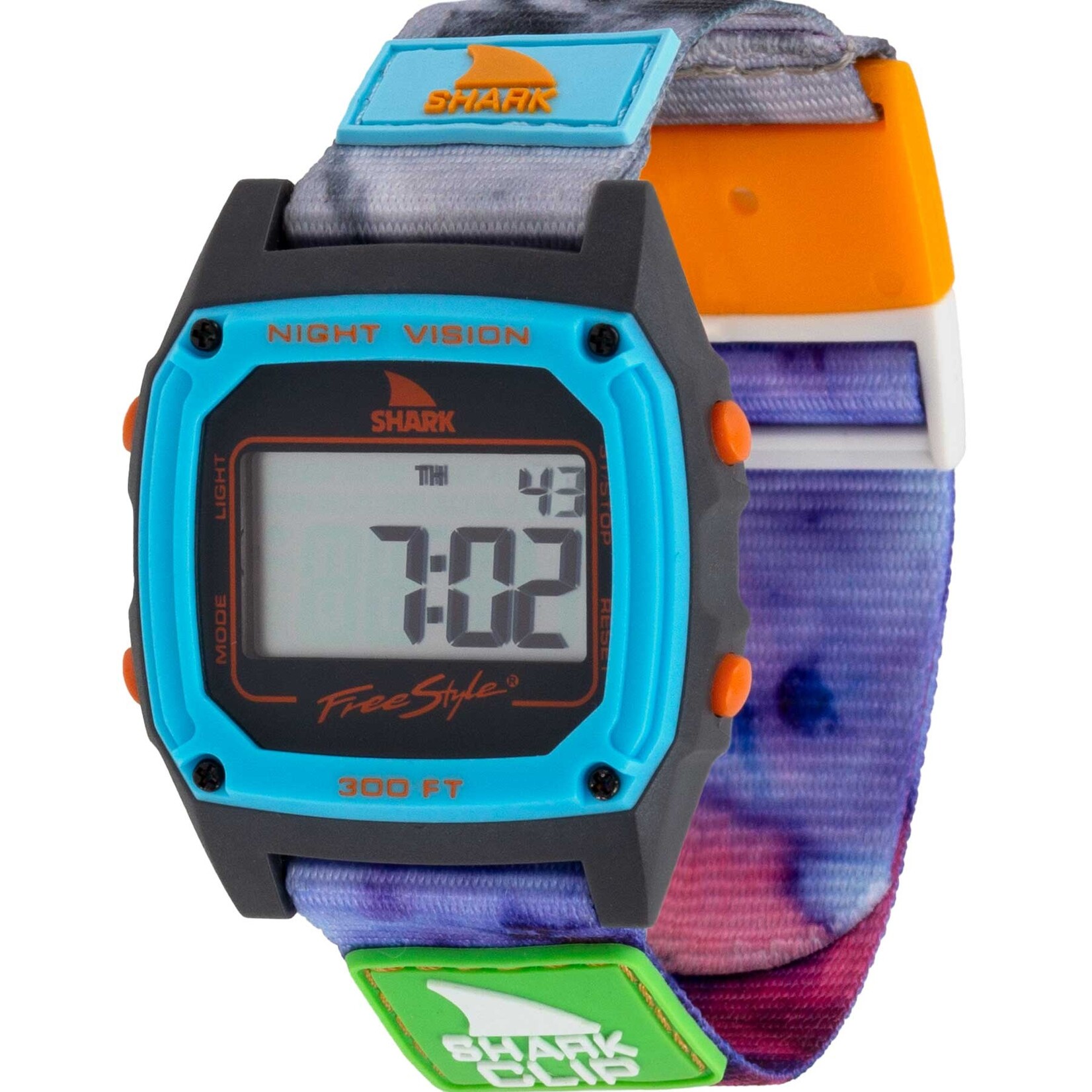 Freestyle Watches Freestyle Shark Classic Clip Tie Dye Magenta Blue