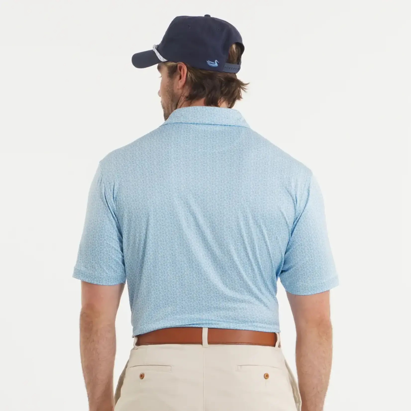 Southern Marsh Southern Marsh Flyline Performance Polo - Oysters & Lemons
