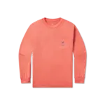 Southern Marsh Southern Marsh FIELDTEC Heathered Tee - Marlin Merc. Co. - Long Sleeve - Coral