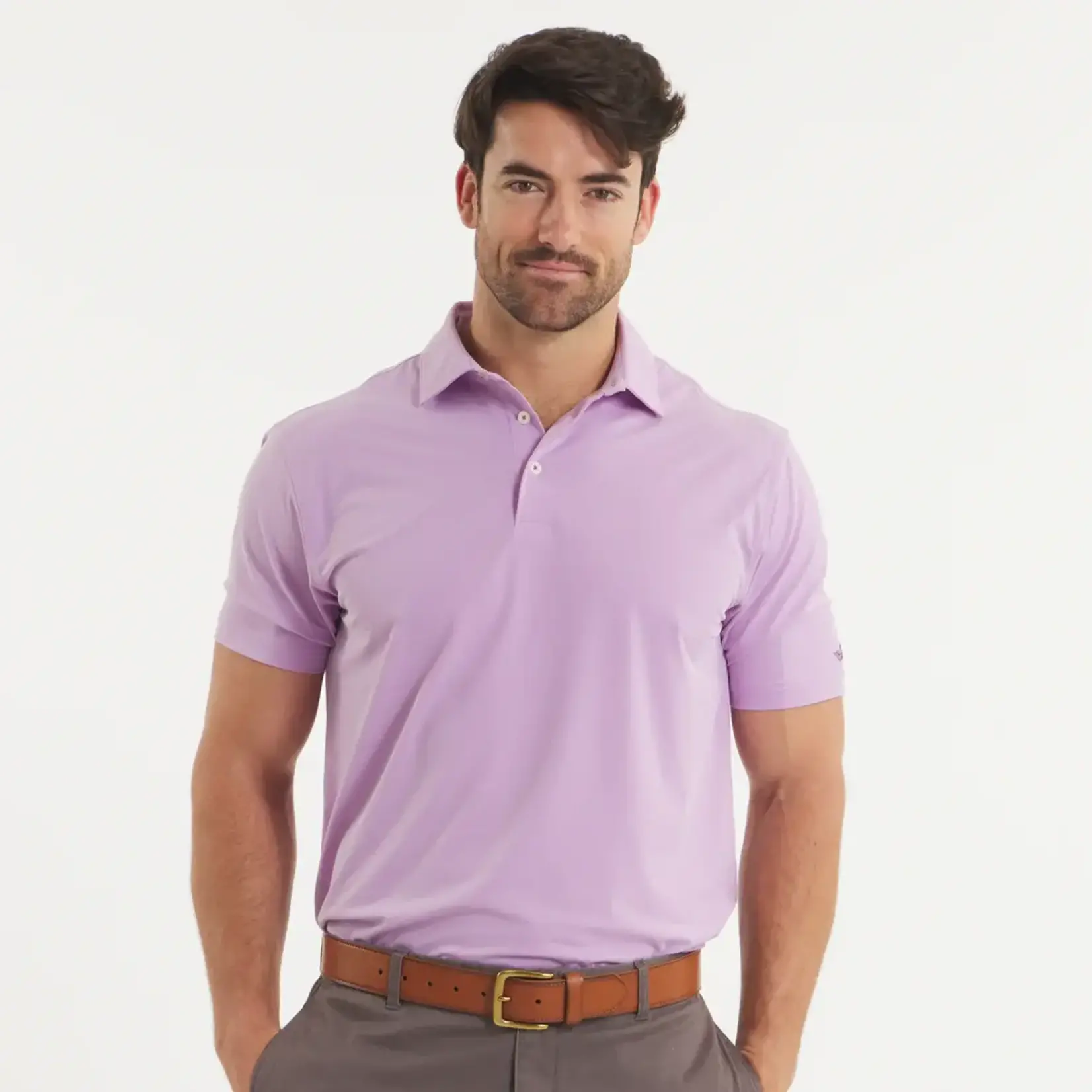 Southern Marsh Southern Marsh Varsity Performance Polo - Wharf Purple