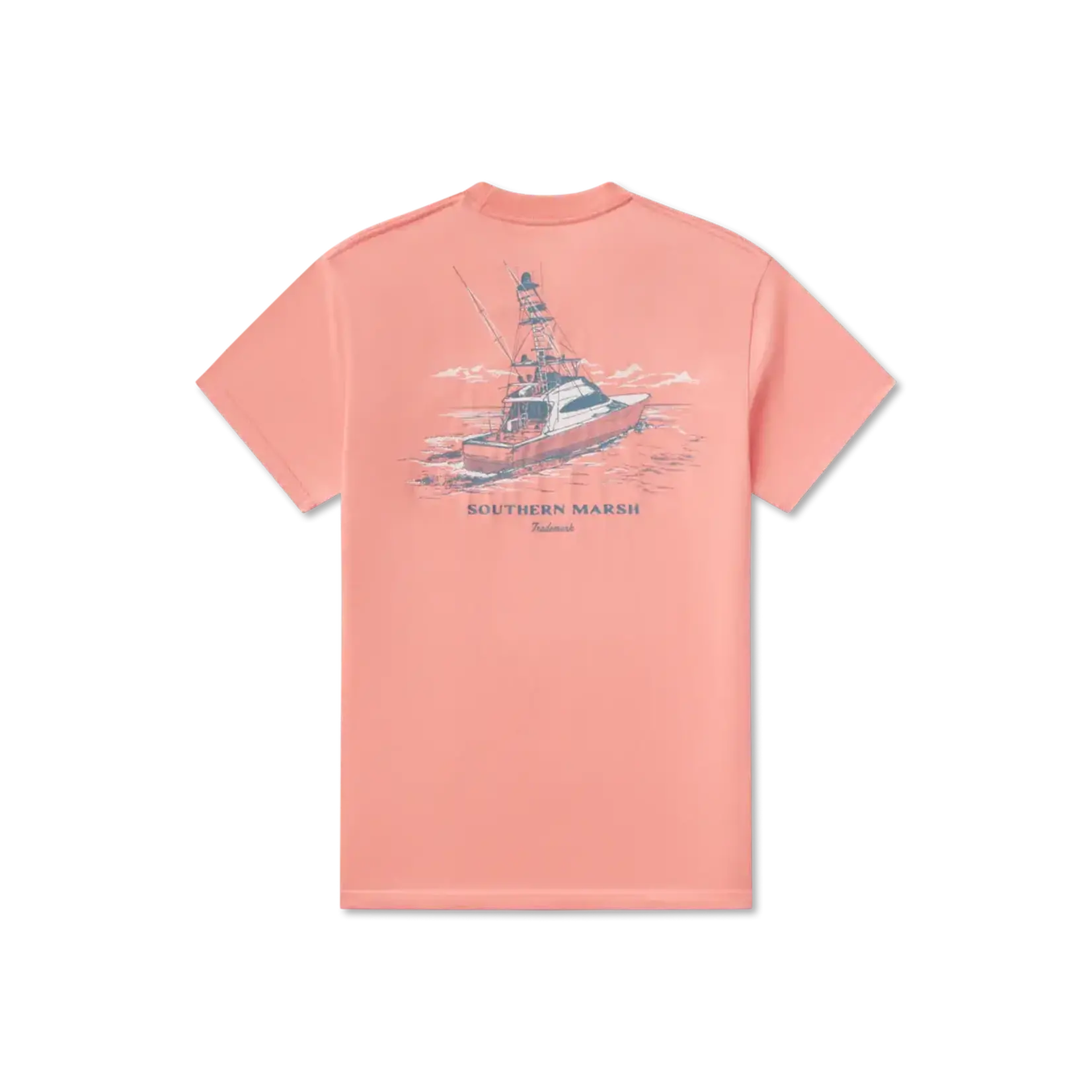 Southern Marsh Southern Marsh SEAWASH Tee - Offshore Crusin - Coral