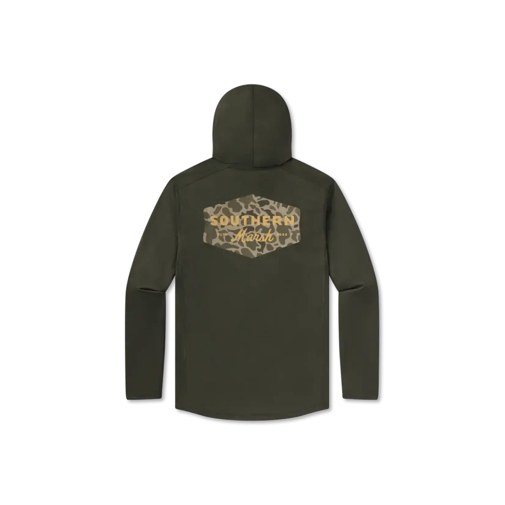 Southern Marsh Southern Marsh FIELDTEC Ultralight Hoodie - Retro Camo - Dark Olive
