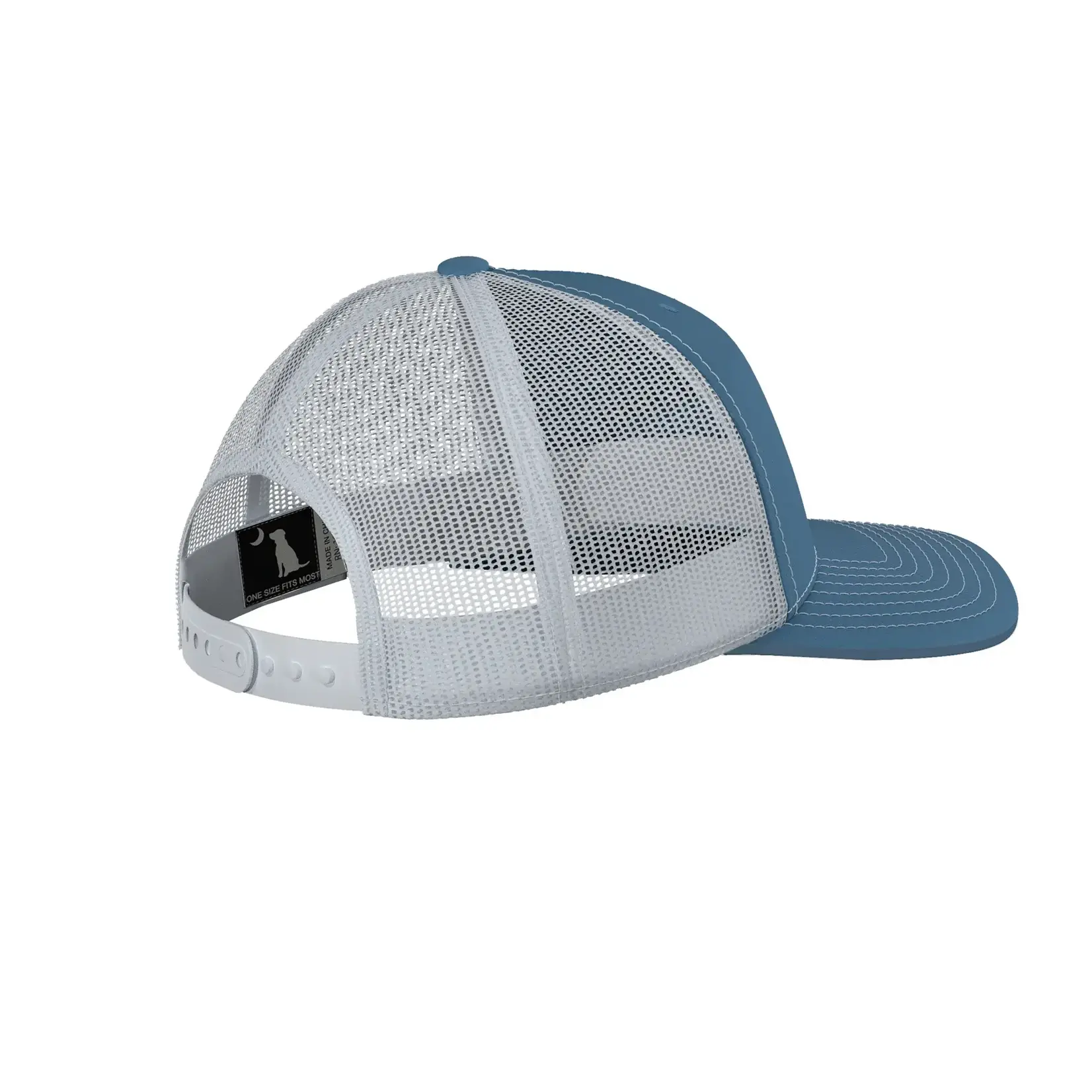 Local Boy Outfitters Local Boy Striped Buckle Patch Trucker Hat - Columbia Blue